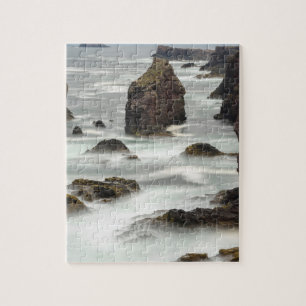 Puzzle Paysage marin et stacks, Shetland
