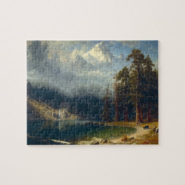 Puzzle Paysage peinture Albert Bierstadt (Horizontal)