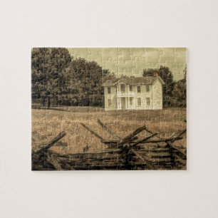 Puzzle Paysage rural du Sud Maison rurale coloniale rusti