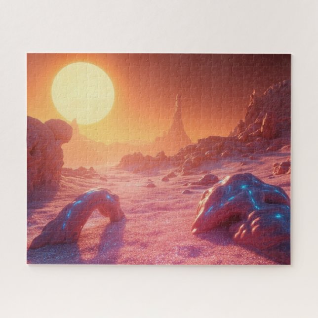 Puzzle paysage spatial fantastique (Horizontal)