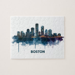 Puzzle Paysage urbain de la ville de Boston, paysage urba