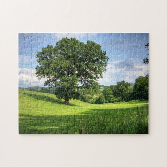 Puzzle Paysage vert arbre (Horizontal)