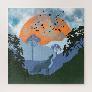 Puzzle Paysage Wolf Sun Mountains