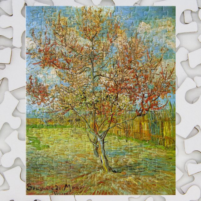 Puzzle Peach Tree rose en fleurs par Vincent van Gogh (Créateur téléchargé)
