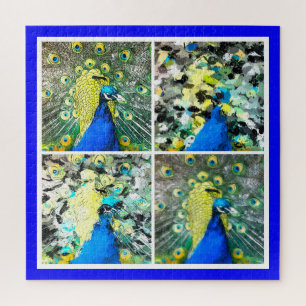 Puzzle Peacock Art
