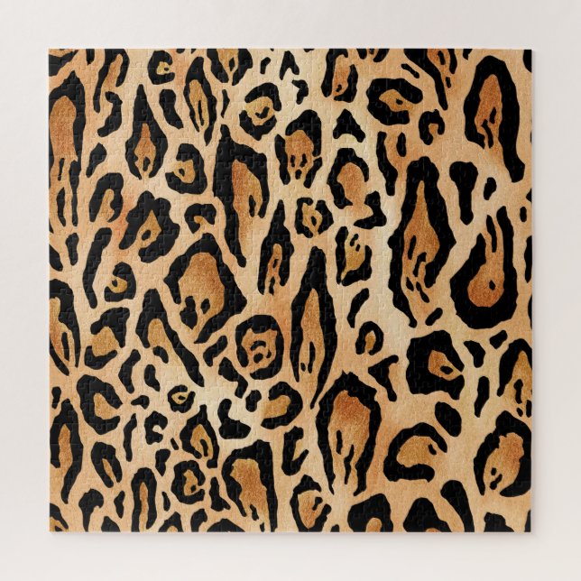 Puzzle Peau léopard : Motif intemporel (Vertical)