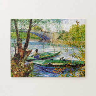 Puzzle Pêche au printemps, Vincent van Gogh. Belle pêche