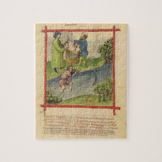 Puzzle Pêche f.82 de Mme Lat 9333 pour des anguilles, de (Vertical)