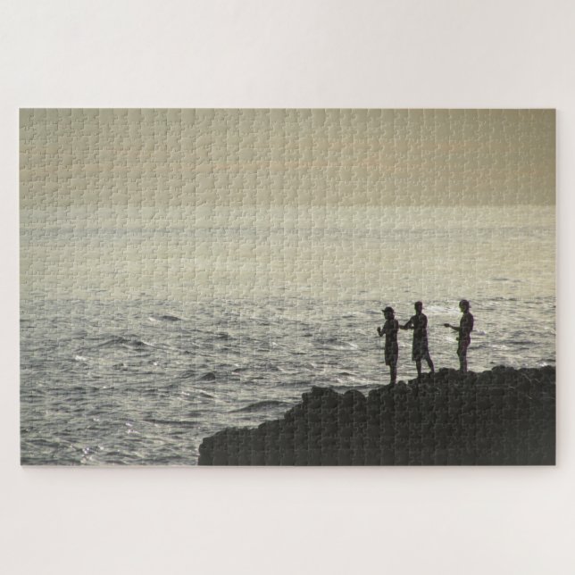 Puzzle pêche sur roche (Horizontal)