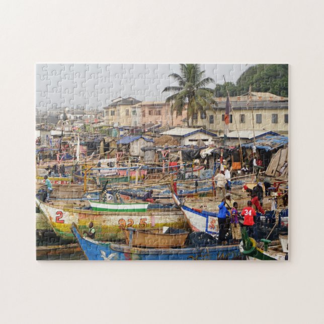 Puzzle Pêcheurs du Ghana (Horizontal)