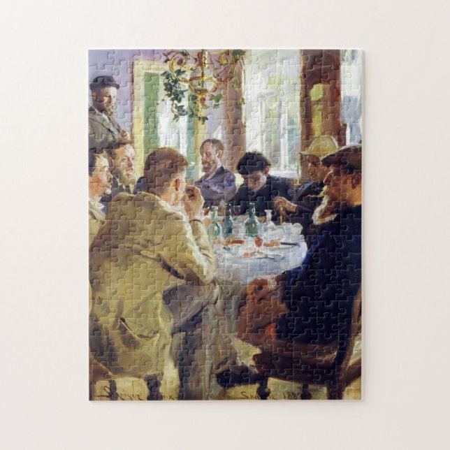 Puzzle Peder Severin Kroyer - Heure du déjeuner (Vertical)