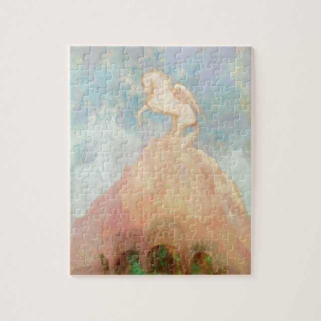 Puzzle Pegasus blanc, c.1908 (huile sur la toile) (Vertical)