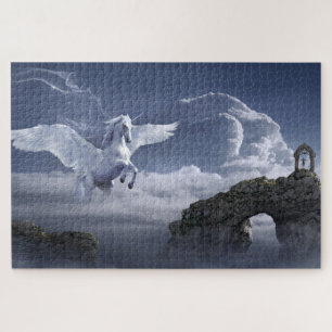 Puzzle Pegasus Cheval Blanc Fantastique