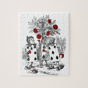 Puzzle Peignant les roses rouges