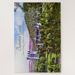 Puzzle Peindre le château Balmoral de la famille royale b