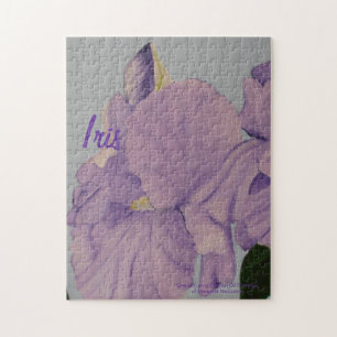 Puzzle Peint Purple Irises