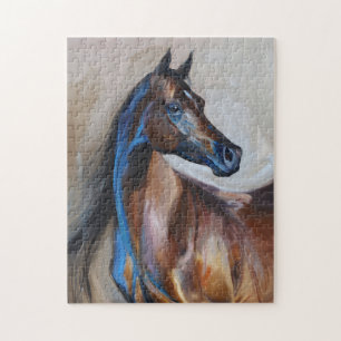 Puzzle Peinture à cheval arabe
