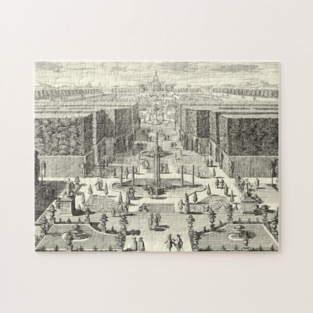 Puzzle Peinture à l'huile des Fontaines du Jardin de Vers (Horizontal)