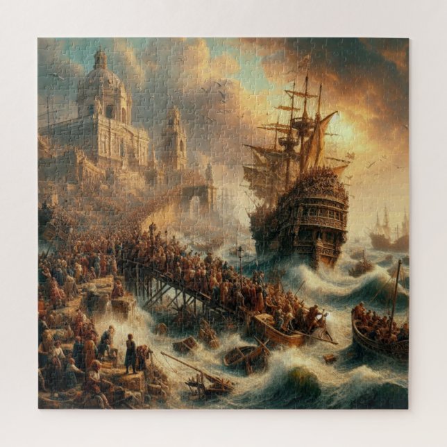 Puzzle Peinture à l'huile Renaissance (Vertical)