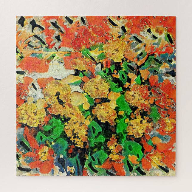 Puzzle Peinture à l'huile Retro : Van Gogh Monet (Vertical)