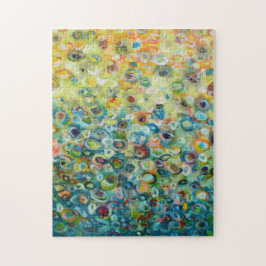 Puzzle Peinture circulaire Abstraite colorée