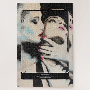 Puzzle Peinture 'Dans les ombres' sur un