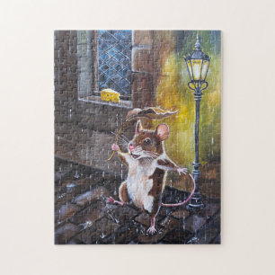 Puzzle Peinture Danse sous la pluie par Alfred Fox