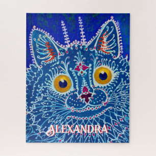 Puzzle Peinture d'art folklorique fantaisiste Nom de l'am