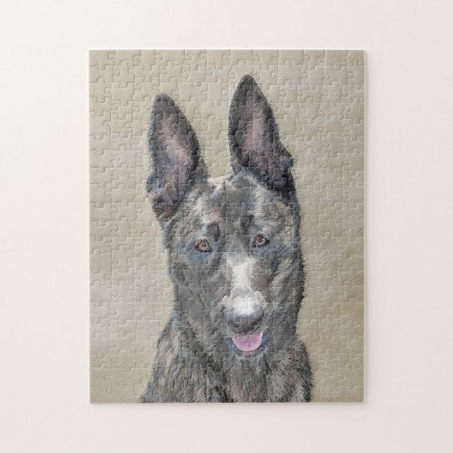 Puzzle Peinture de berger hollandais - jolie art original (Vertical)