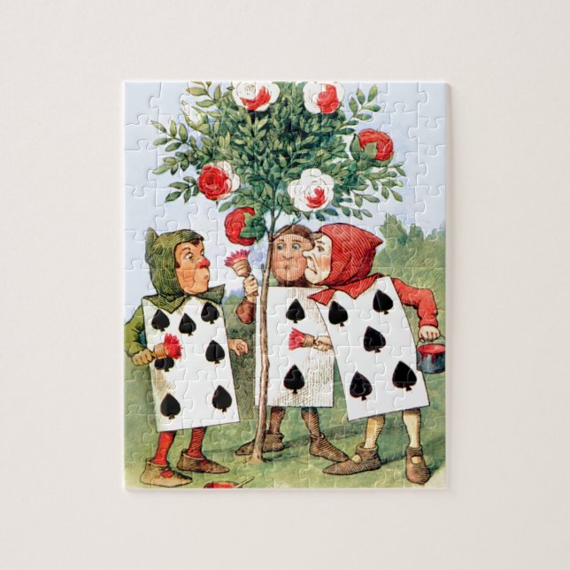 Puzzle Peinture de Cardmen les roses de la Reine au pays (Vertical)