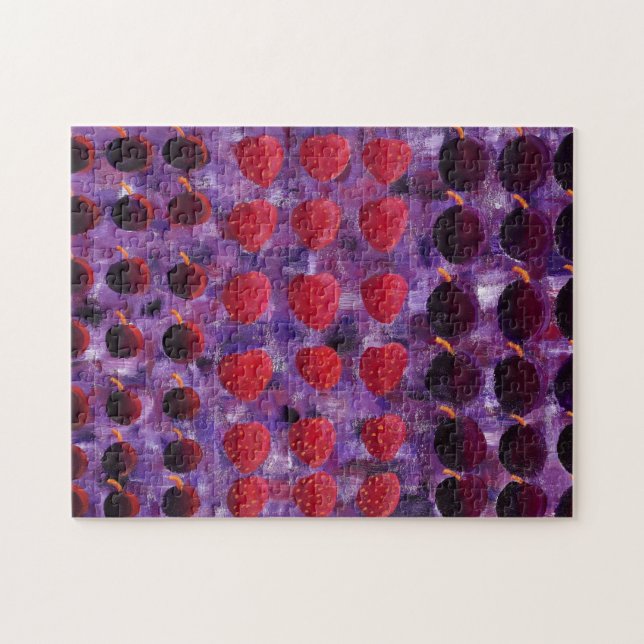 Puzzle Peinture de fruits rouges (Horizontal)