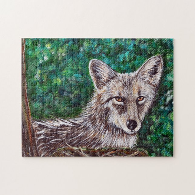 Puzzle Peinture de jardin Coyote (Horizontal)