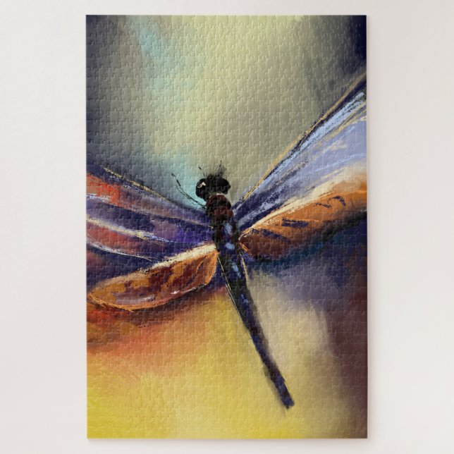 Puzzle Peinture de libellule (Vertical)