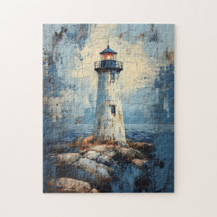 Puzzle Peinture de phare en état de détresse
