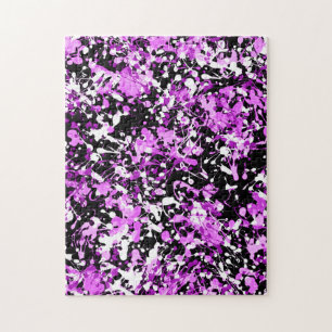 Puzzle Peinture de plaque dans l'orchidée