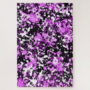 Puzzle Peinture de plaque dans l'orchidée