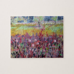 Puzzle Peinture de prairie d'asclépiade / Artiste Larry L