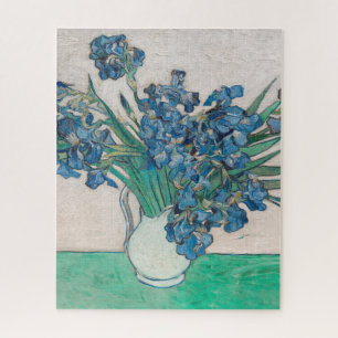 Puzzle Peinture de vase d'iris de Van Gogh Impressionnism