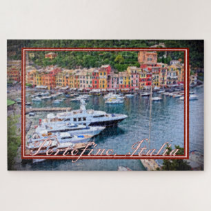 Puzzle Peinture des Yachts de Portofino Italie - 20x30