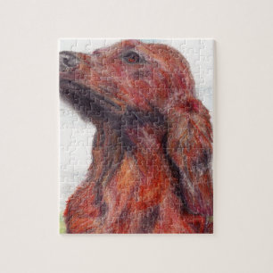 Puzzle Peinture d'illustration de chien de poseur