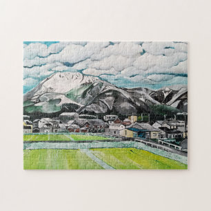 Puzzle Peinture du Mont Fuji par Alfred Fox