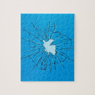Puzzle Peinture en verre cassé