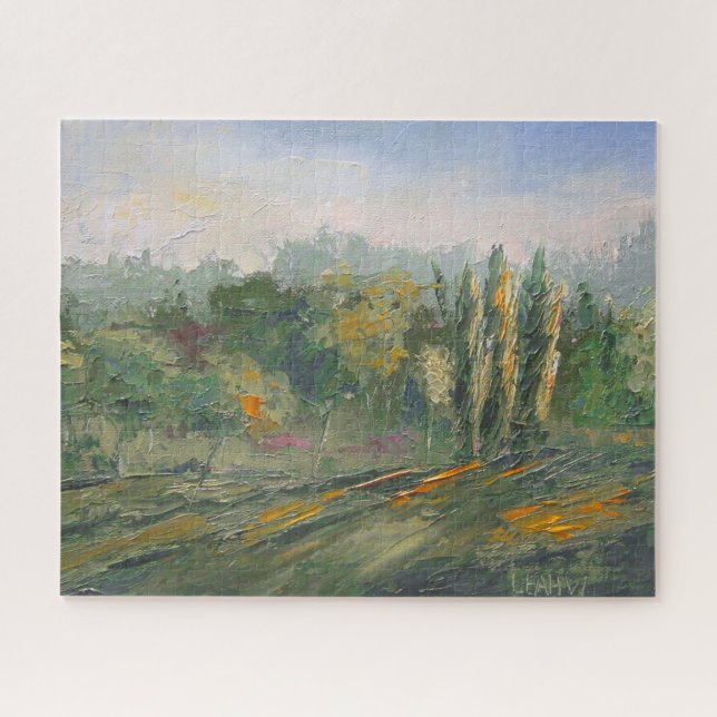 Puzzle Peinture impressionniste des bois (Horizontal)
