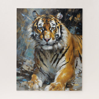 Puzzle Peinture majestueuse sur le tigre