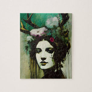 Puzzle Peinture Pagan Femme
