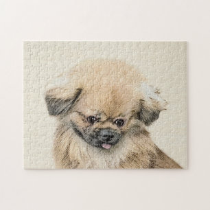 Puzzle Peinture Pekingese - Cute Original Chien Art