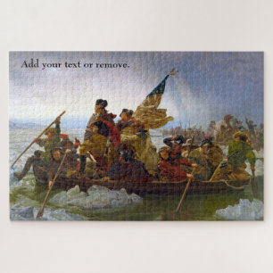 Puzzle Peinture personnalisée "Washington Crossing the D