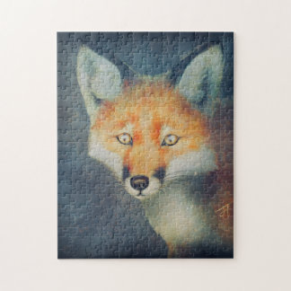 Puzzle Peinture Renard Rouge