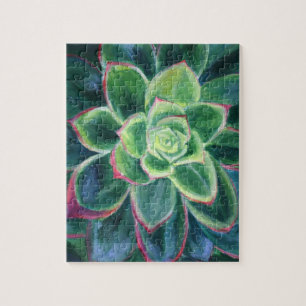 Puzzle Peinture succulente