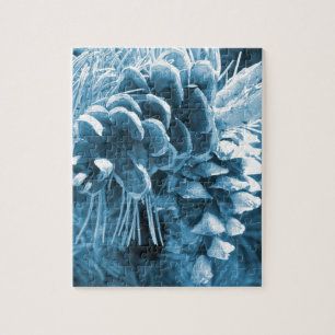 Puzzle Pénecone bleu glacé primitif